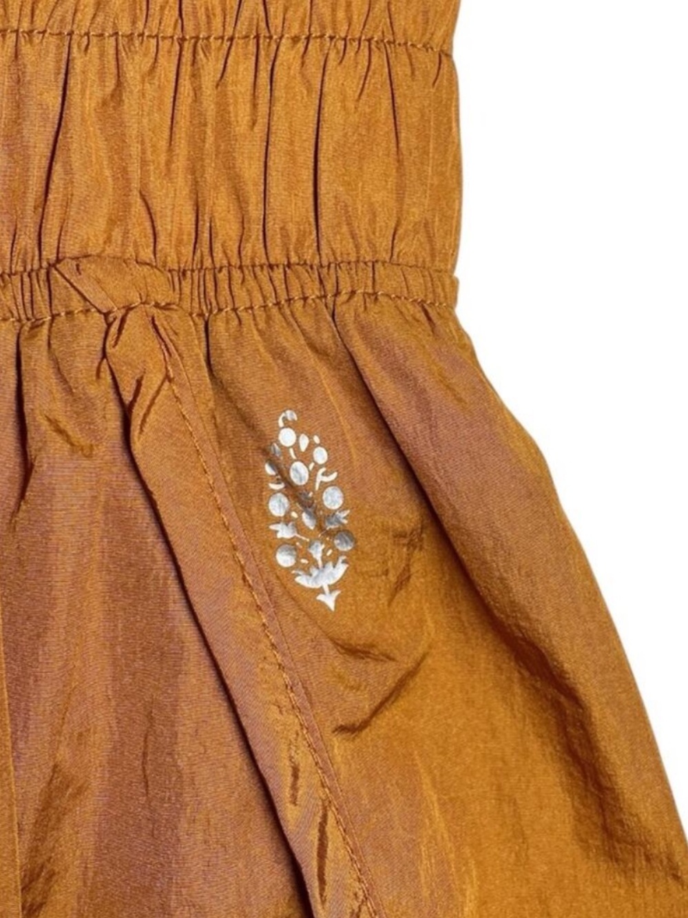 Free People Rust Orange Athletic Shorts - Picture 7 of 9